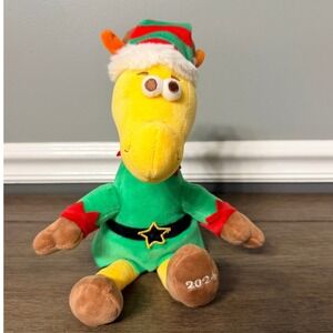 Toys R Us Geoffrey the Giraffe Santa Elf 13" Plush Stuffed Animal Toy 2024 EUC